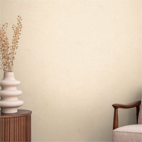 A.S. Creation Vliestapete 10.05 x 0.53 m Livingwalls Unitapete Gelb 790662 Einfarbig CosmoLiving by Cosmopolitan