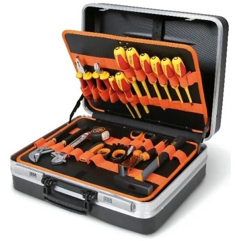 Beta 2028ET/A Mallette avec assortiment pour l'électrotechnique 70 pcs.
