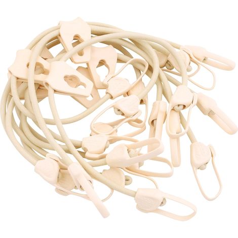 Tendeur Bâche Piscine Polyéthylène Monotex Ø 8mm 60cm Beige (1/5)