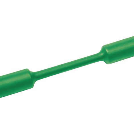 HellermannTyton 333-30305 Gaine thermorétractable sans colle vert 3 mm 1 mm Taux de retreint:3:1 Marchandise vendue au mètre R039111
