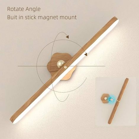 LED-Leuchten Magnetische Befestigung Touch-Steuerung abnehmbarer Magnetfuß stufenlose Helligkeitsregelung kabellose Arbeitsplatzbeleuchtung ideal (1/5)