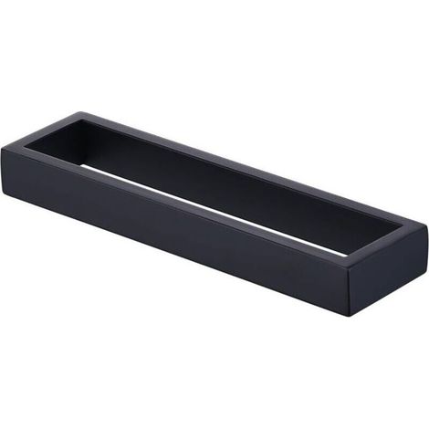 Porte-serviettes noir mat porte-serviettes anneau salle de bain porte-serviettes de bain en acier inoxydable SUS304 porte-serviettes porte-serviettes porte-torchons mural (1/4)
