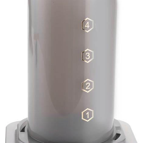 Cafetière à piston portable intégrée avec 400 filtres en papier pour la maison et le bureau (noir) (1/5)