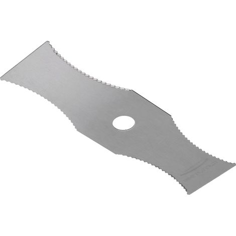 Lames de tondeuse incurvées, lames en acier blanc, lames de coupe-bordures, accessoires pour débroussailleuses avec dents de scie. (1/5)