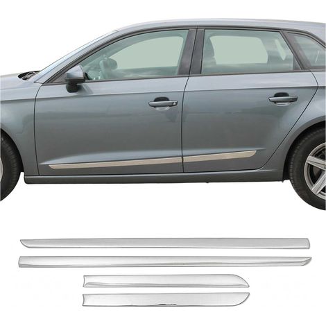 Garniture Baguette de porte latérale pour Ford Kuga 2013-2019 en acier chromé