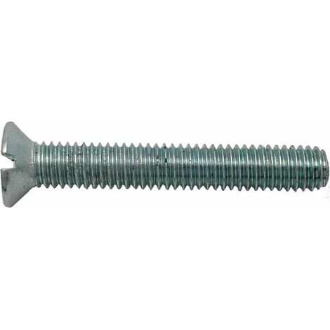 Tornillo Stoker m4x30 cabeza plana rosca métrica