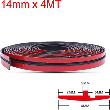 Guarnizione in gomma adesiva parabrezza auto per isolamento termico e acustico Modello - 14mm x 4M (1/5)