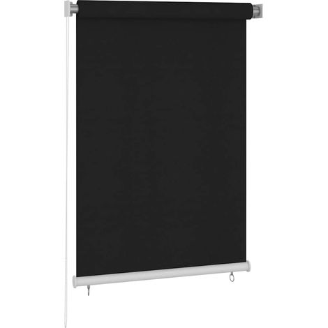 vidaXL Store roulant d'extérieur 105 (l) x 140 (H) cm noir (1/5)