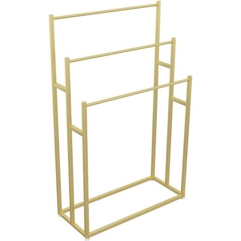 Iron Towel Rack 3 Tier Floor Towel Rack Bathroom Towel
