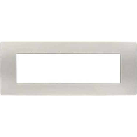Placca Flexa Tecnopolimero Polvere 7 Moduli Simon Urmet 11807.PV
