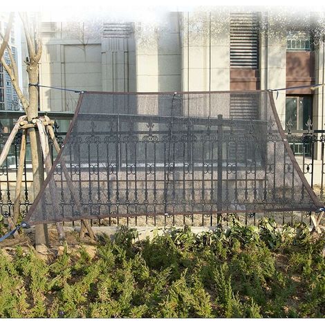 Toile Ombrage PEHD Respirant Protection Rayons 50-60% UV pour Jardin Terrasse Filet Protection Solaire Filet Protection Solaire pour Serre Grange Ou Chenil Toit Couvre (3×6m) (1/5)