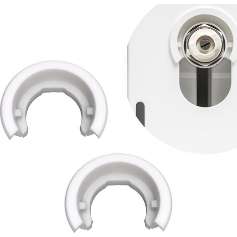 Lot de 2 douilles de serrage pour radiateur - Compatible avec radiateur plat Référence 562454 - Pièce de rechange pour revêtement latéral (1/2)