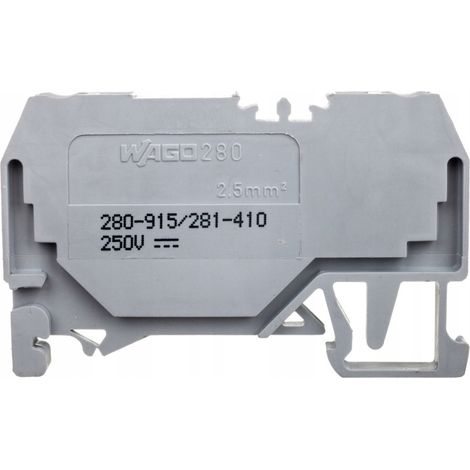 Schienenverbinder Wago 280-915/281-410 0,5 A 250 V (1/3)