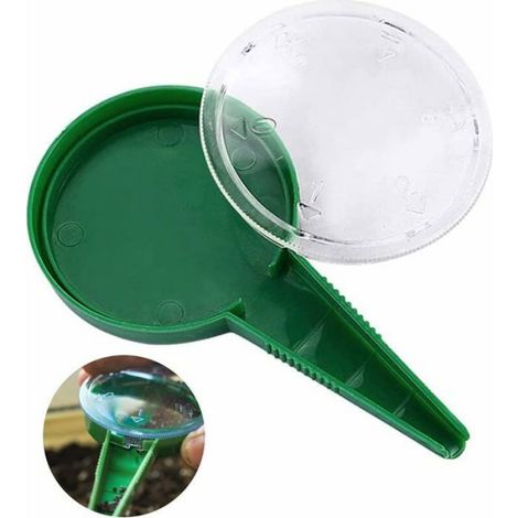 Distributeur de semences de jardin 2 pièces, semoir, plateau de semoir, 5 ensembles d'outils de jardinage différents (1/4)