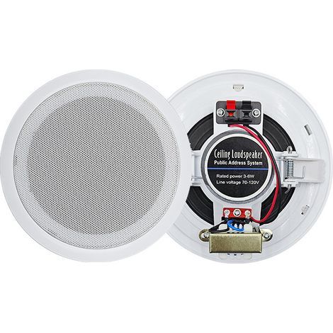 6-Watt-Deckeneinbaulautsprecher, Deckenlautsprecher, Federlautsprecher