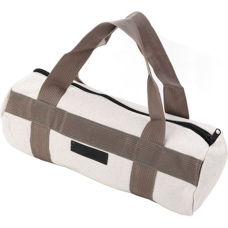 Sac à outils rond en toile résistante, grand volume, transportable à poignée, pour électricien bricoleur jardinage, Ø 15 cm, modèle 171-1 (1/5)