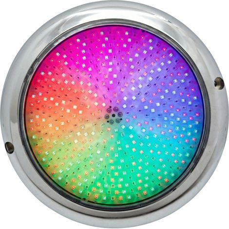 Foco LED Piscina Warmpool RGB 15W Ø15cm Acero Control ON/OFF