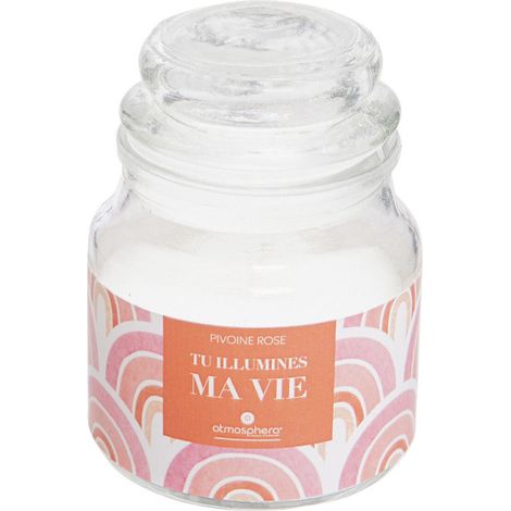 Bougie Parfumée "Jomy" 70g Pivoine Rose (1/2)