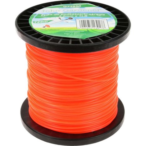 Hilo de corte redondo Geko G73950, nylon, 2 mm, 126 m (1/2)
