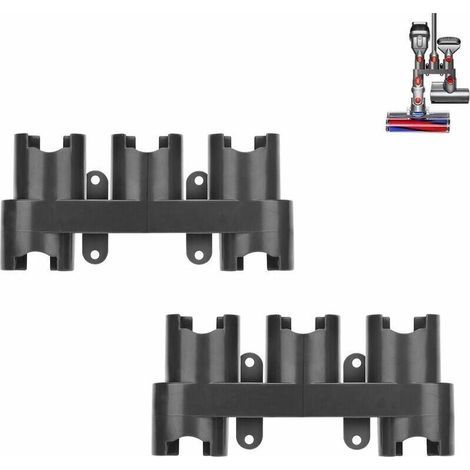 2 Stück Wandhalterung für Zubehör von Dyson V11, V10, V8 und V7, geeignet für verschiedene Bürstenköpfe oder Düsen (1/5)