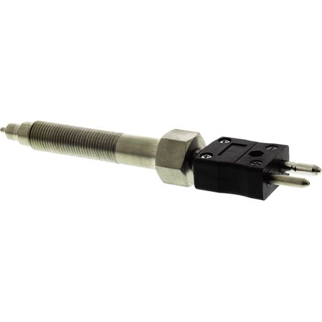Thermocouple type J Ø 3mm, L 76mm, +500°C max à Fiche mâle standard ( Prix pour 1 ) (1/2)