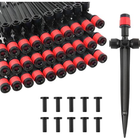 30 Sender, 360-Grad-Drehung, Schnellanschluss, 1/4-Zoll-Schlauch, Gartengewächshaus (1/5)