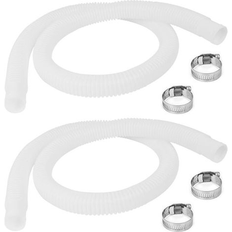 Tuyau de rechange pour pompe de piscine Intex - Accessoire de 1,25" de diamètre et 59" de long (lot de 2)-RAPANDA (1/5)
