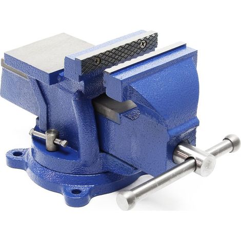 Wiltec – Étau d’atelier Heavy Duty 100 mm – Mâchoire de serrage pour pièces longues – Enclume pour martelage – Fixation stable sur établi (1/5)