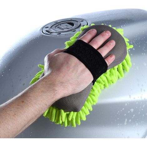 Guantes de microfibra Oxford para lavar y pulir pintura y cromo.