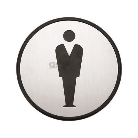Symbol selbstklebender Badezimmermann Ø97mm GSC 003301396