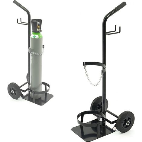 Carro de mano para llevar botellas de gas, hasta 50kg (1/4)