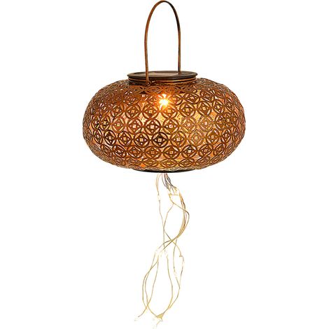 Guirlande lumineuse solaire extérieure style lanterne chinoise, réglable, 36 LED, 600 mm, batterie 600 mAh (1/5)