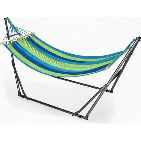 Mobilier de jardin en rotin 2 en 1 270 x 100 x 94 cm (1/5)