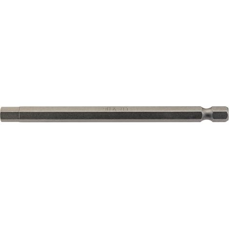 Draper 100mm (4-inch) Hex Shank Insert Bit Set – 6.0mm Hexagonal E-Shank, 1/4" Drive, Model 64375 (1/5)