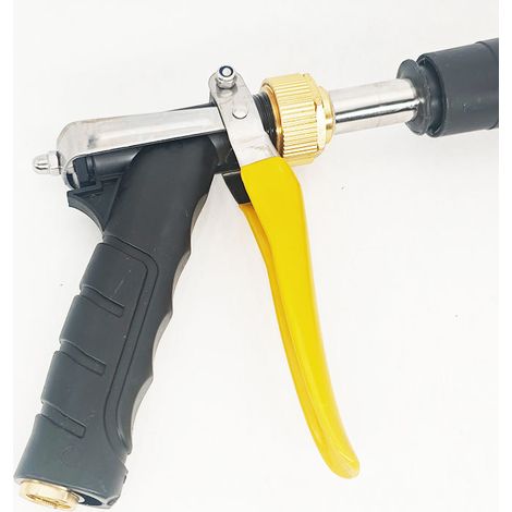 Landwirtschaftliche Spritzpistole, schwarze Legierung, Hochdruck-Spritzpistole für die Anzucht von Setzlingen, Spritzpistole für die Gartenbewässerung (1/4)