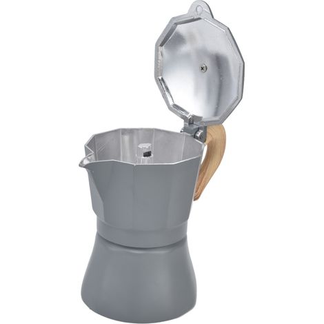 Verstärkte, achteckige italienische Moka-Kanne, 150 ml, manuelle Kaffeemaschine für den Hausgebrauch (1/5)