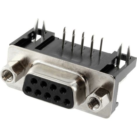 Connfly DS1037-01-09FNAKT74 Embase SUB-D femelle Nombre de pôles: 9 pin à souder 1 pc(s) Tray