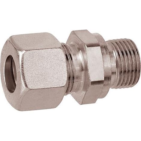 Raccord a compression GEV 6 mm x R 3/8" cyl.