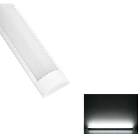Plafoniera Led A Parete Soffitto Sottopensile Slim 27 W 60 Cm Luce Bianca Fredda (1/3)