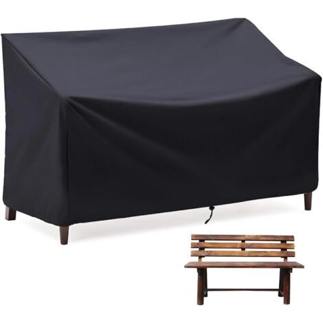 Housse Canape Exterieur, Housse de Banquette 4 Places, pour Salon de Jardin, Balcon, Terrasse, 190x66x89cm (1/4)