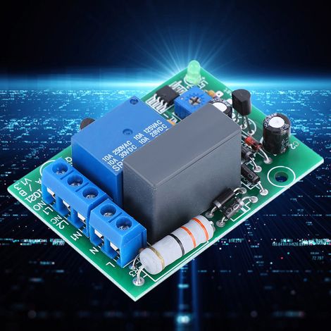 Module de minuterie temporisée 220 V CA, carte d'arrêt à temporisation réglable (0 à 10 h) (1/5)