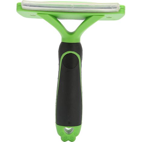 Brosse multifonction pour l'élimination des poils d'animaux, le nettoyage et le démêlage des poils de chats et de chiens (longueur : 100 mm / 3,94 po). (1/5)