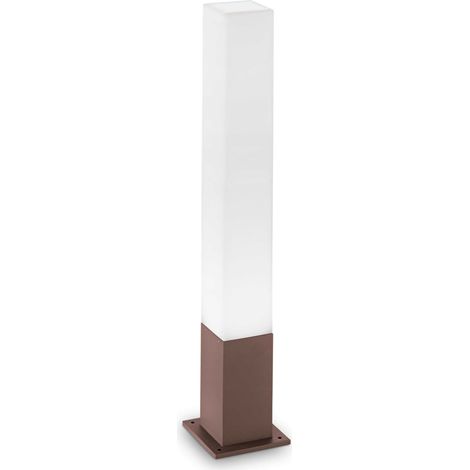 Palo Da Esterno Quadrato Moderno Edo Alluminio-Materie Plastiche Coffee Gx53 (1/2)