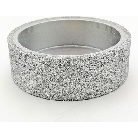 Diamètre 73mm Meule Diamantée Brasée Sous Vide Disque de Ponçage Plat Meulage à Sec ou Humide sur Marbre Granit Céramique Quartz Verre en Pierre Roue de Diamant (25MM)