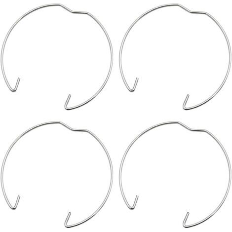 36 pièces anneau à ressort 50mm pour spot GU10 MR16 anneau à ressort anneau de fixation clip pour ampoules LED halogène ou spots encastrés en argent. (1/5)
