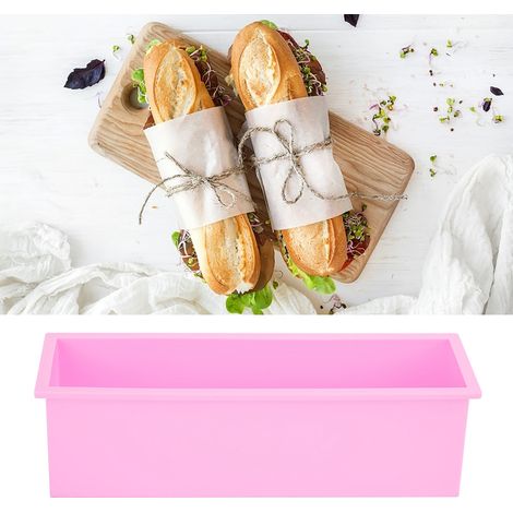 1200 ml rechteckige Silikon-Seifenform, DIY-Toastform, Werkzeug zum Herstellen einer Box (1/5)