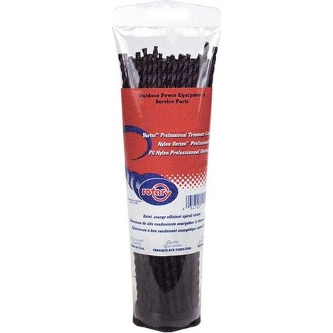 Tube 125 fils nylon hélicoïdal copolymère VORTEX - 2.40mm x 20cm - Qualité professionnelle - Fabrication américaine