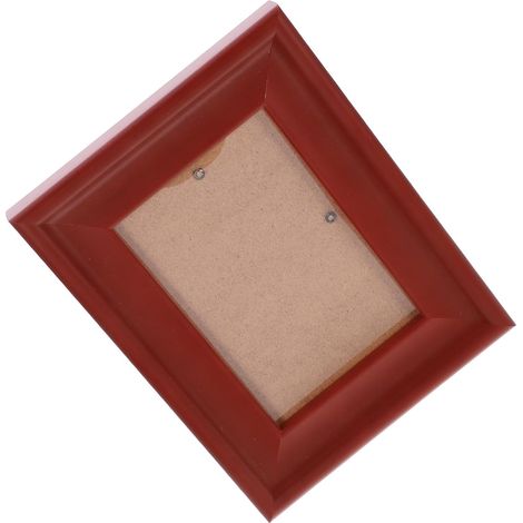 Cadre Photo Bois Décoratif Minimaliste en Bois et Verre Coloris Café pour Maison et Bureau, Cadre Photo à Poser Élégant et Fonctionnel (1/5)