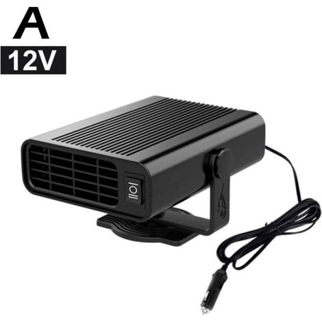 Chauffage de voiture électrique 500W DC 12V, ventilateur soufflant, déshumidificateur et désembueur de pare-brise, compact et efficace (1/5)