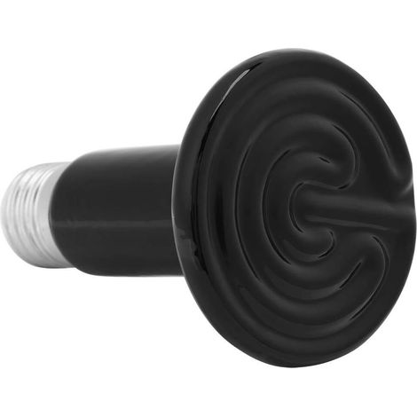 Lampe Chauffante Infrarouge Céramique Ampoule Emetteur de Chaleur pour Animalerie Reptiles et Amphibiens Ampoule Chauffante Tortue(150W) (1/5)